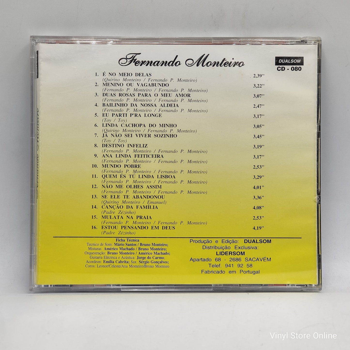 Fernando Monteiro – É No Meio Delas (CD, Album)