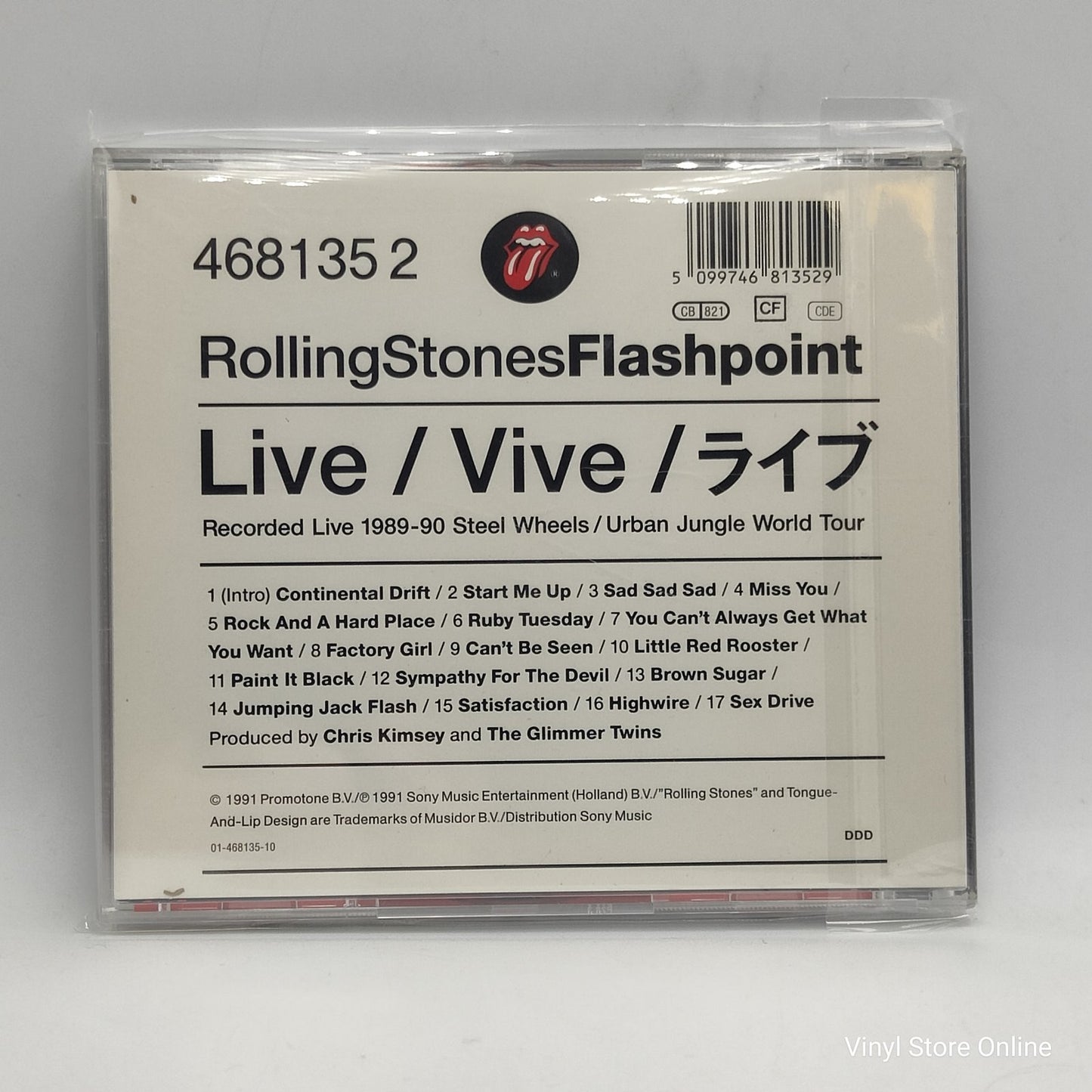 The Rolling Stones - Flashpoint (CD, Album)