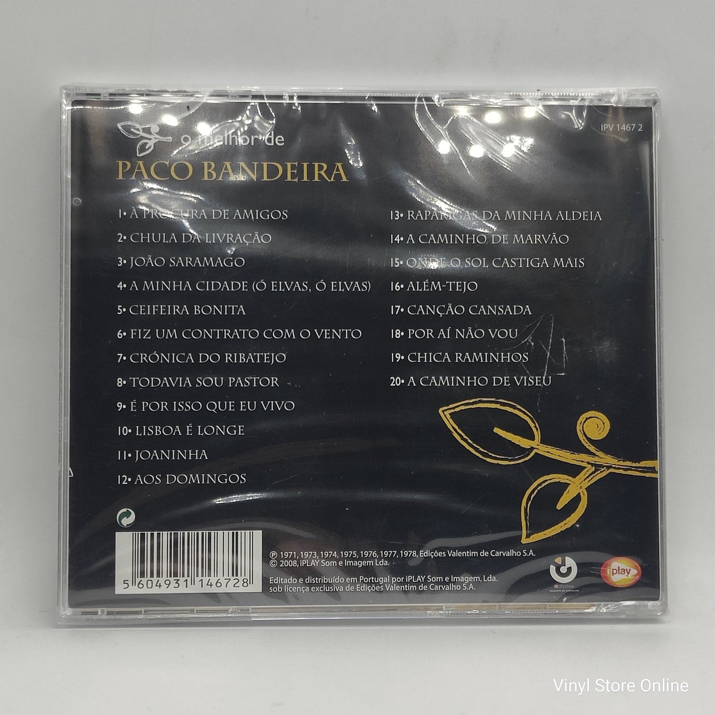 Paco Bandeira - O Melhor De Paco Bandeira (CD, Comp)