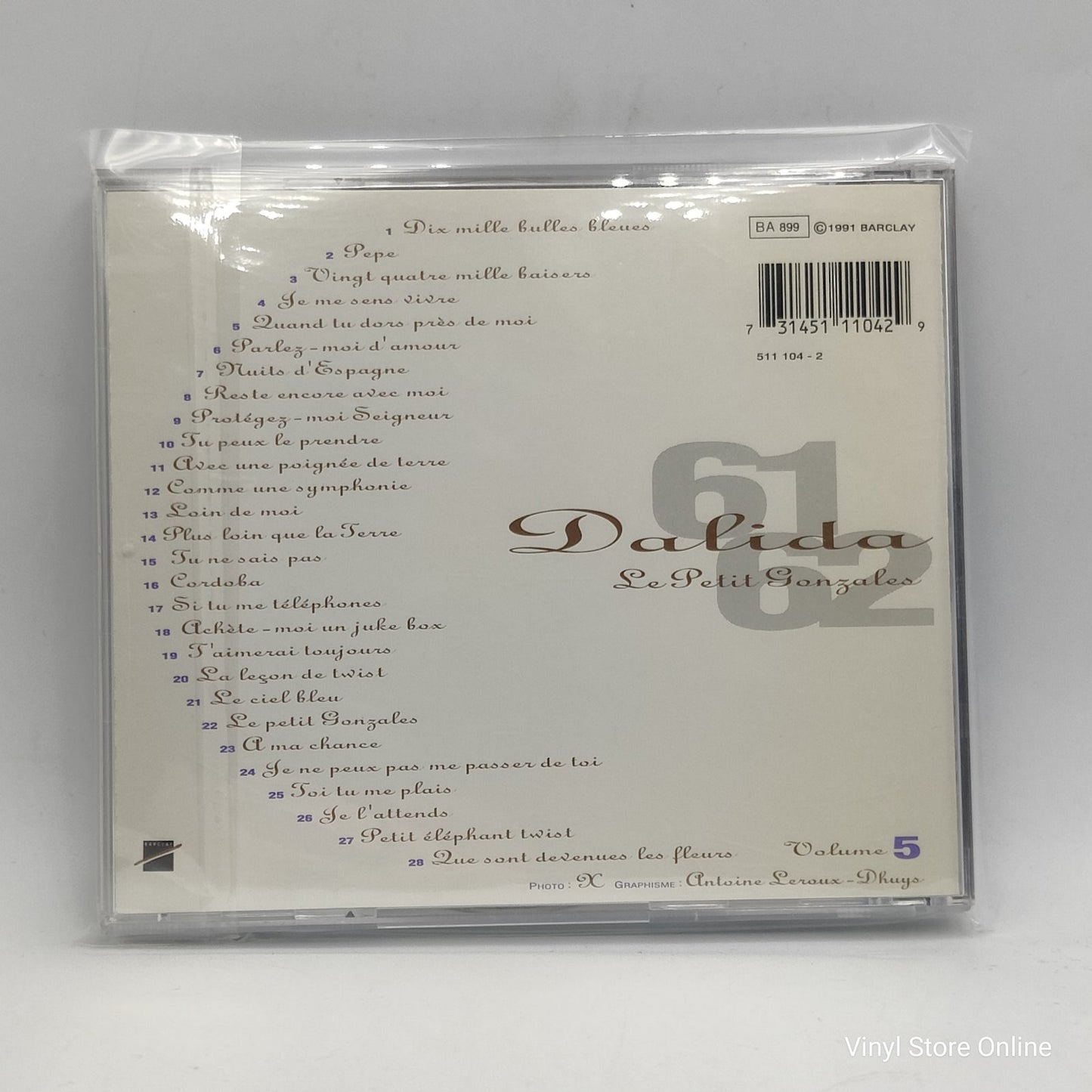 Dalida - Le Petit Gonzales - Volume 5 (CD, Comp, RE)