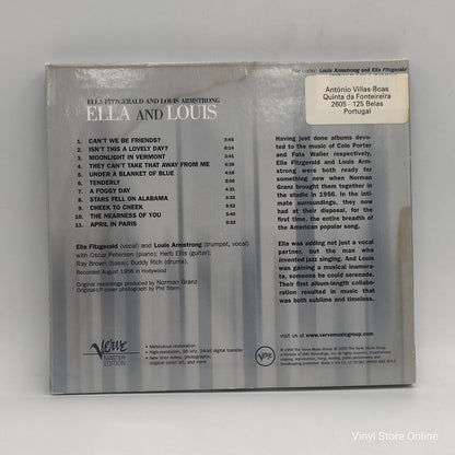 Ella Fitzgerald And Louis Armstrong - Ella And Louis (CD, Album, RE)