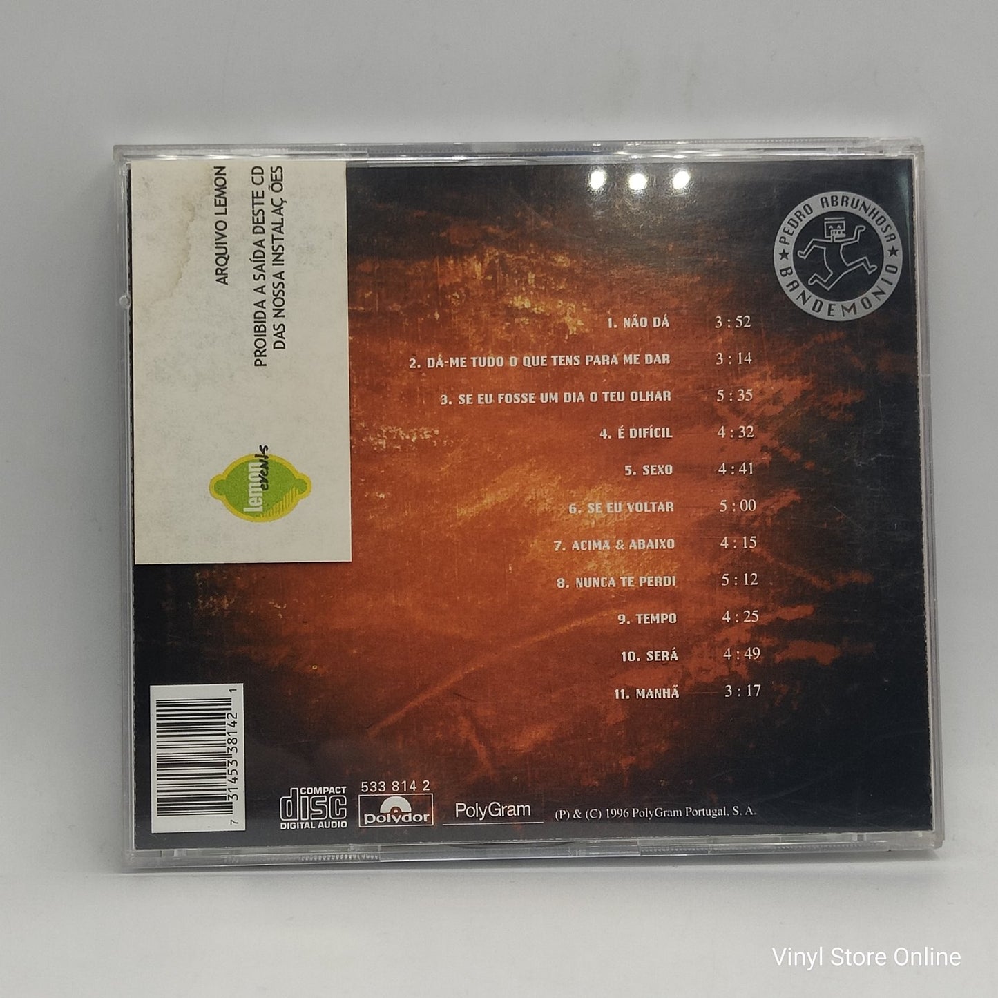 Pedro Abrunhosa e Os Bandemónio - Tempo (CD, Album)
