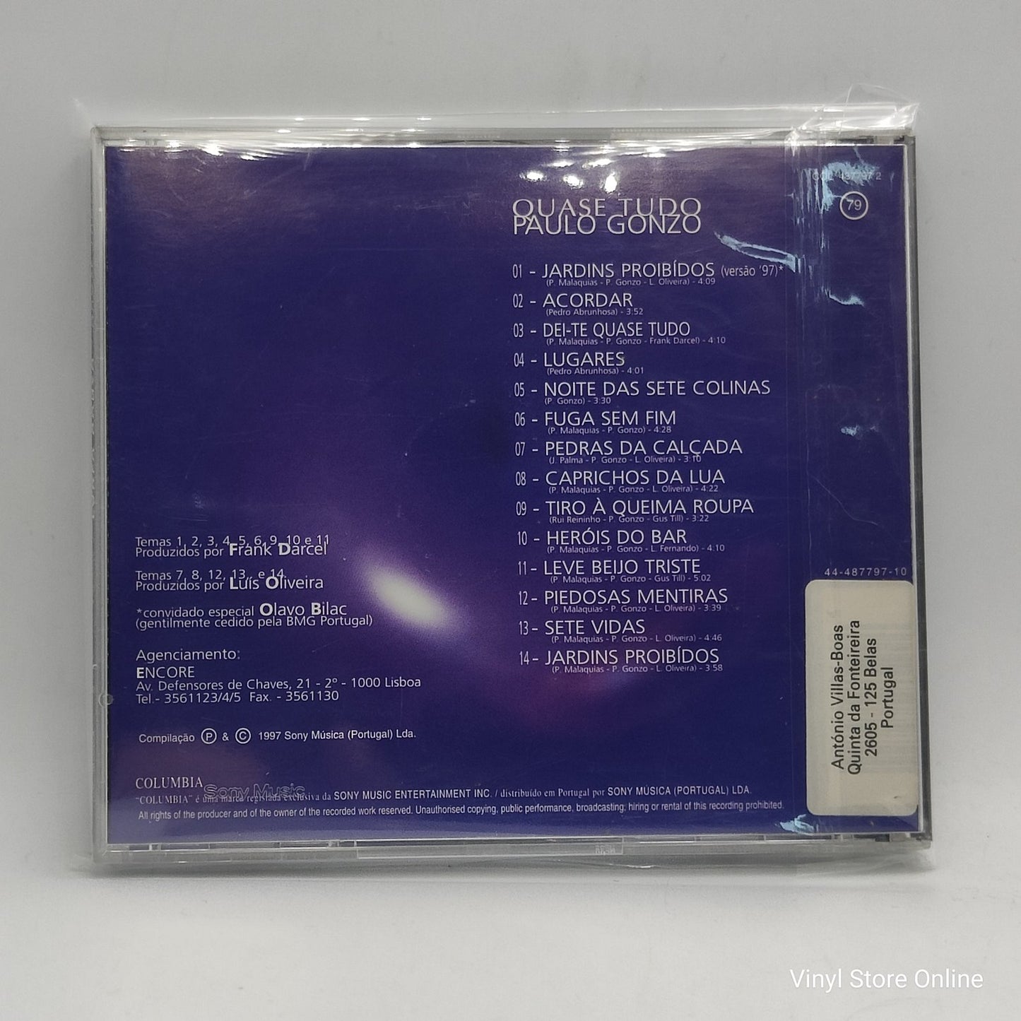 Paulo Gonzo - Quase Tudo (CD, Comp)
