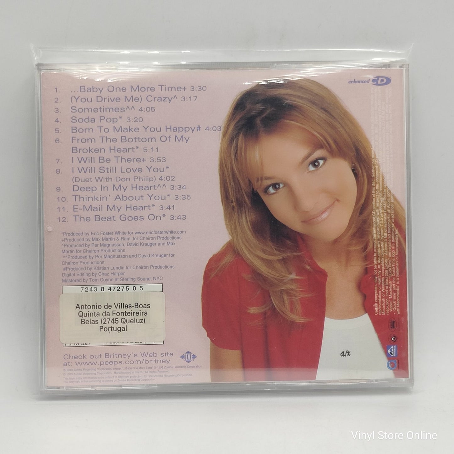 Britney Spears - ...Baby One More Time (CD, Album, Enh, EMI)