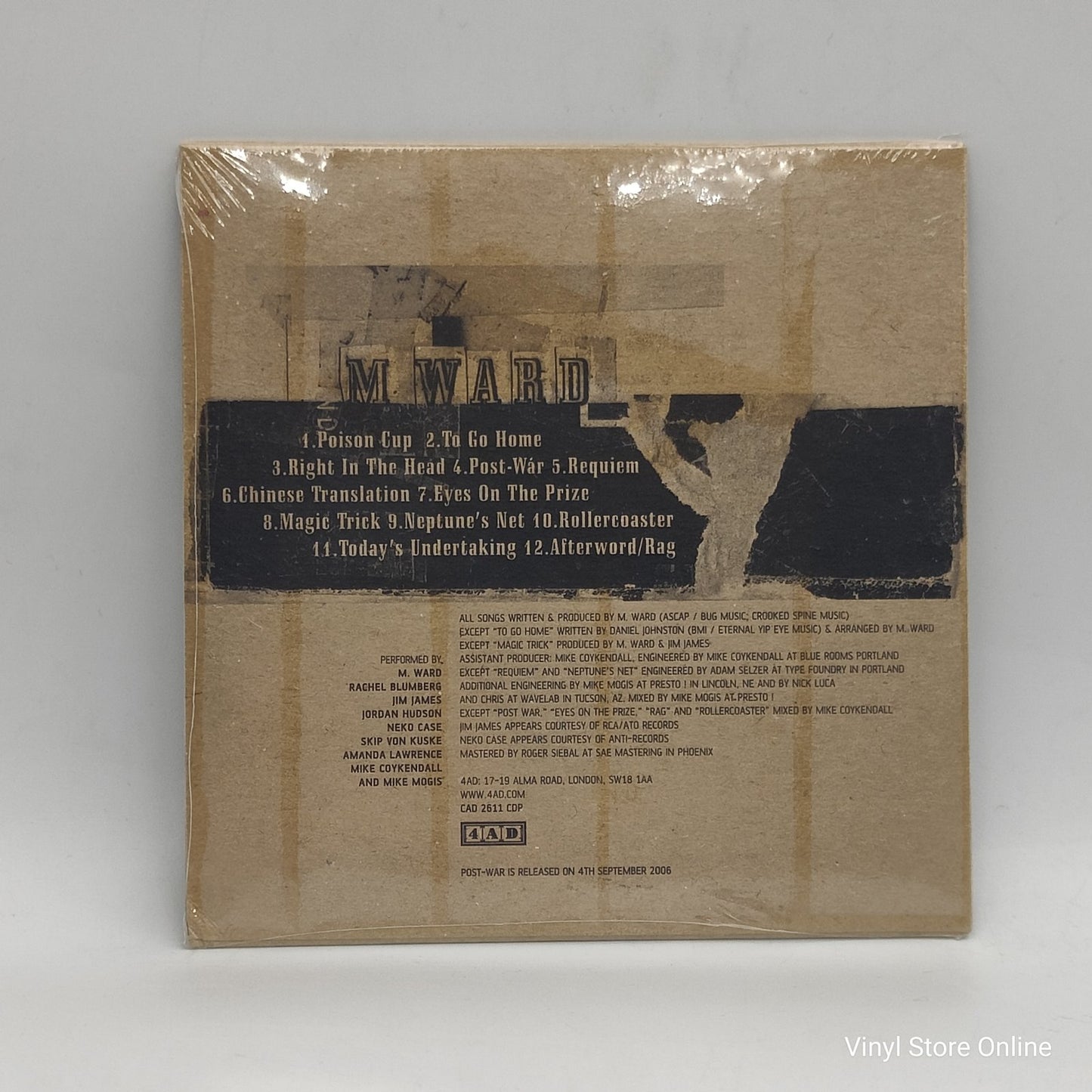M. Ward - Post-War (CD, Album, Promo)