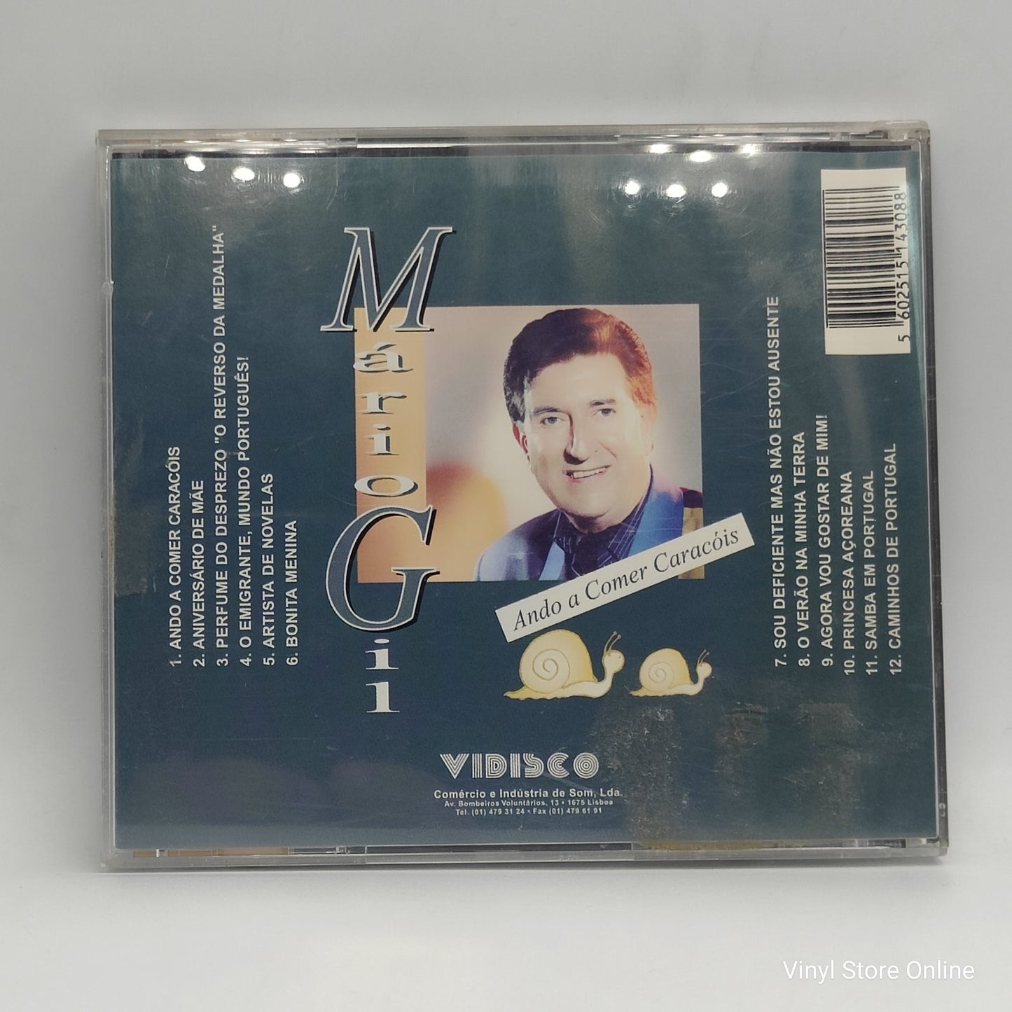 Mário Gil - Ando A Comer Caracóis (CD, Album)