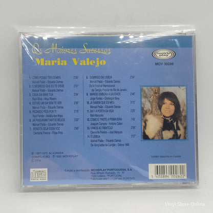 Maria Valejo - Os Maiores Sucessos De Maria Valejo (CD, Comp)