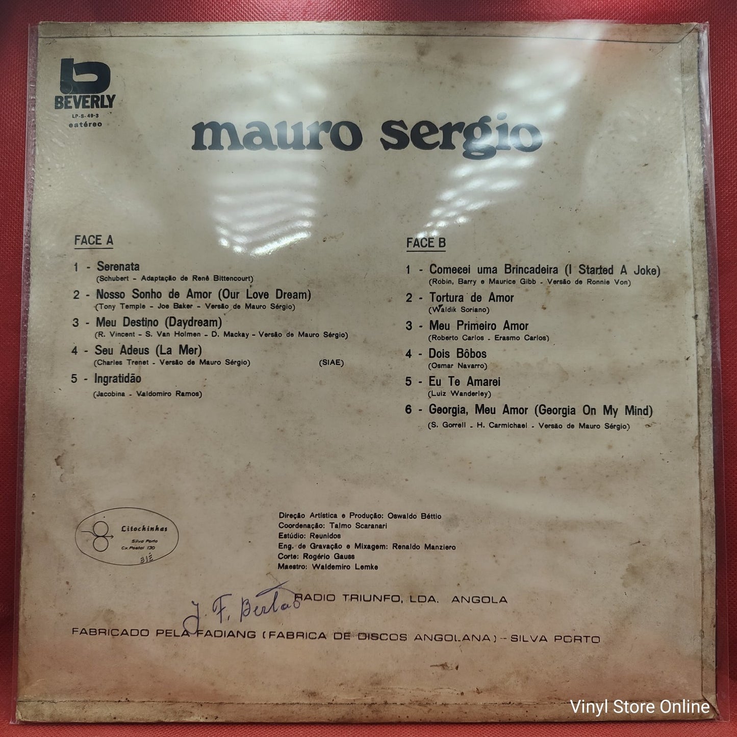Mauro Sérgio – Mauro Sergio (LP, Album)