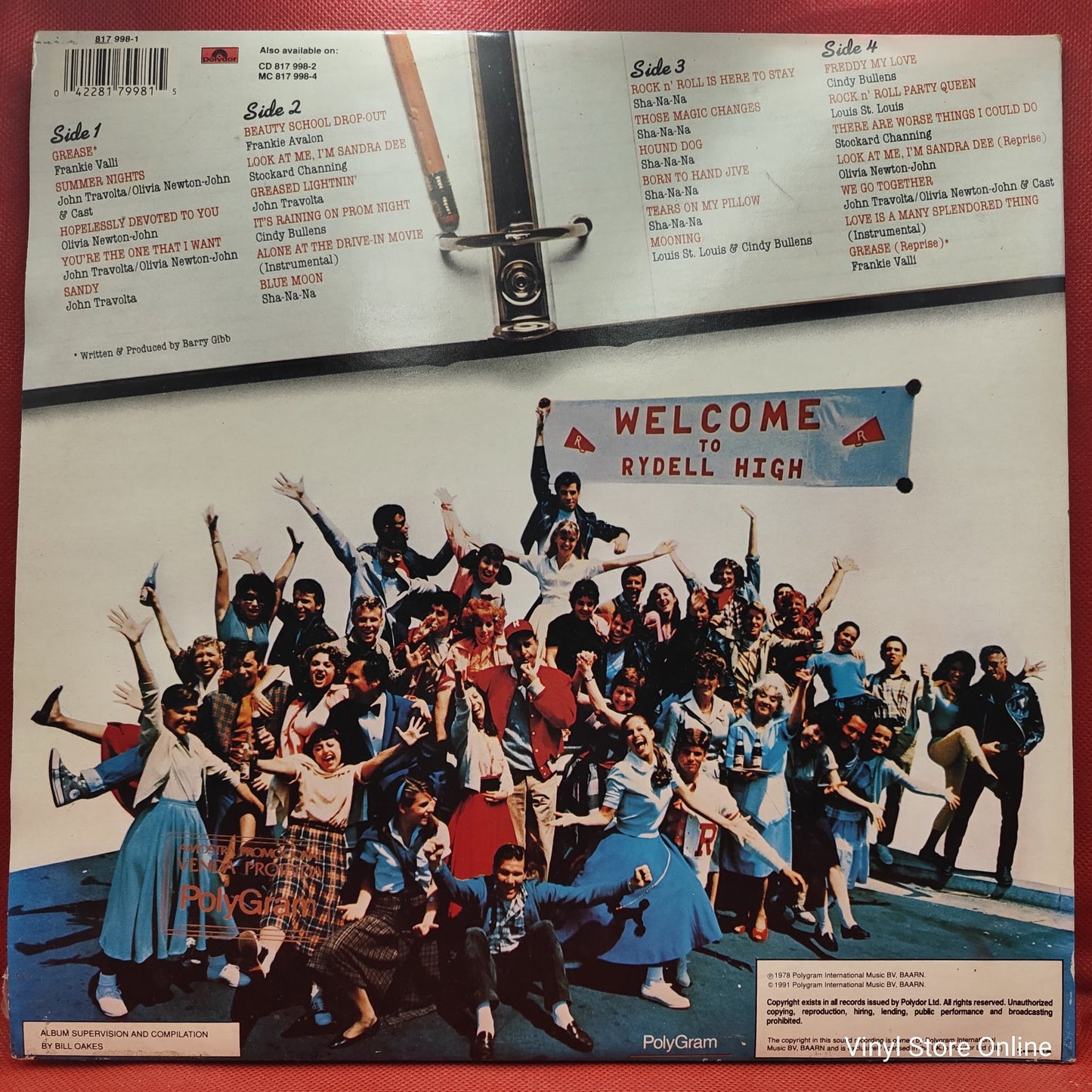 Various - Grease (OST) (2xLP, Album, RE)