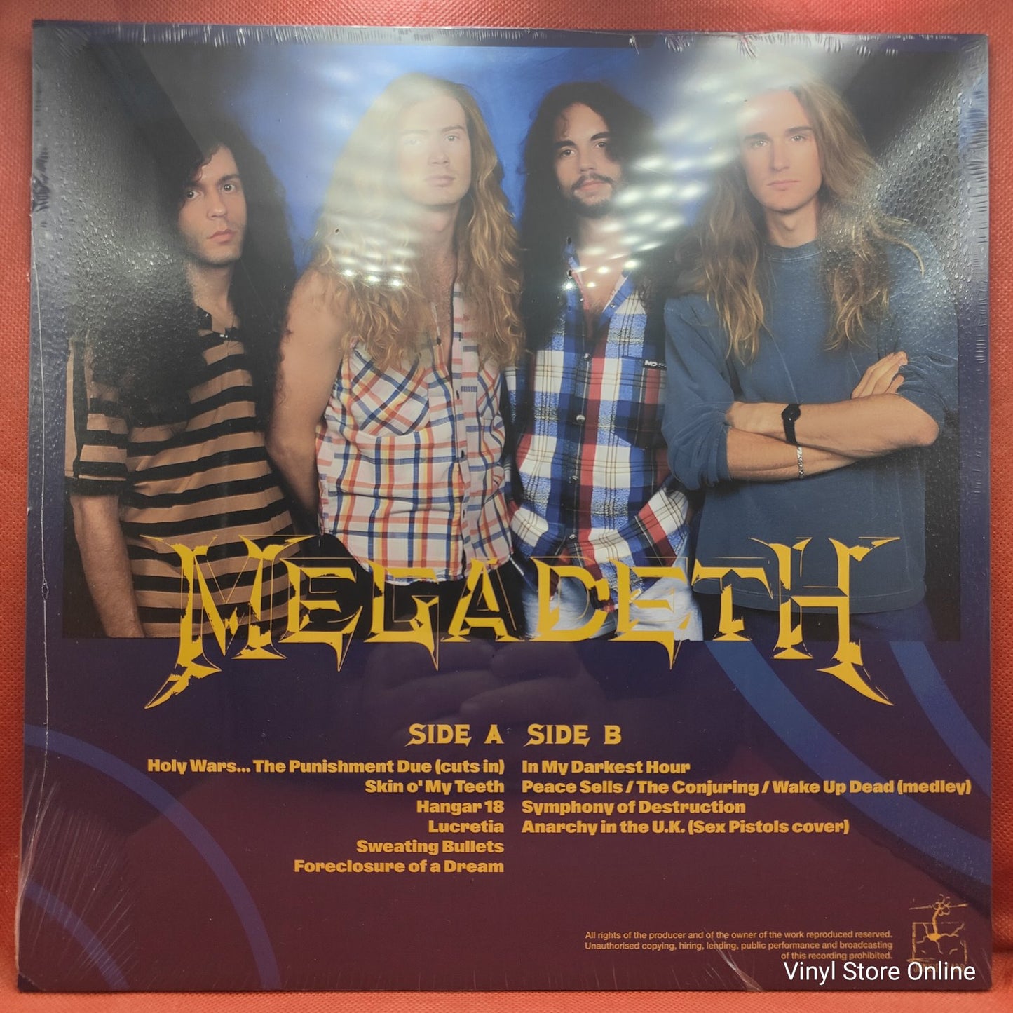 Megadeth - Monster Of Rock Live In Italy (LP, Album)