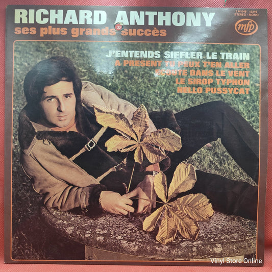 Richard Anthony - Les Grands Succès De Richard Anthony (LP, Comp)