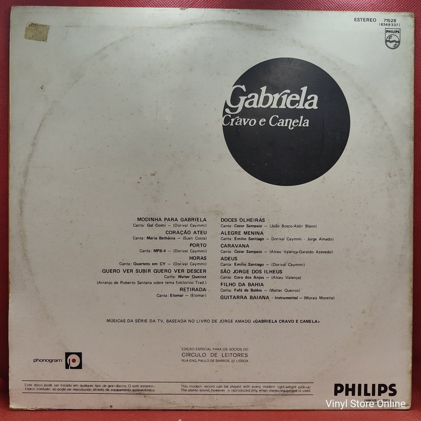 Various - Gabriela Cravo E Canela (LP, Comp, Club)