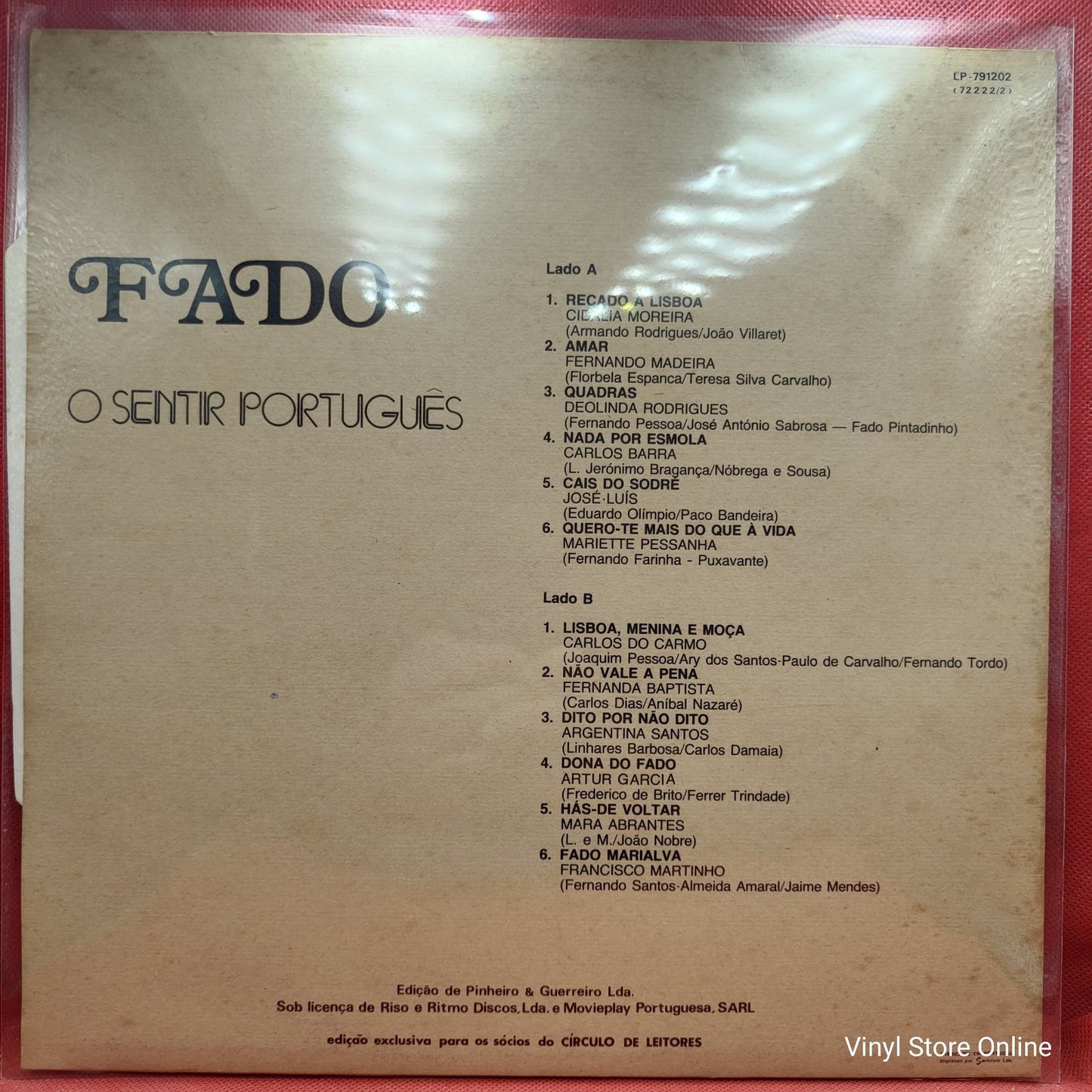 Various - Fado - O Sentir Português 2 (LP, Comp)