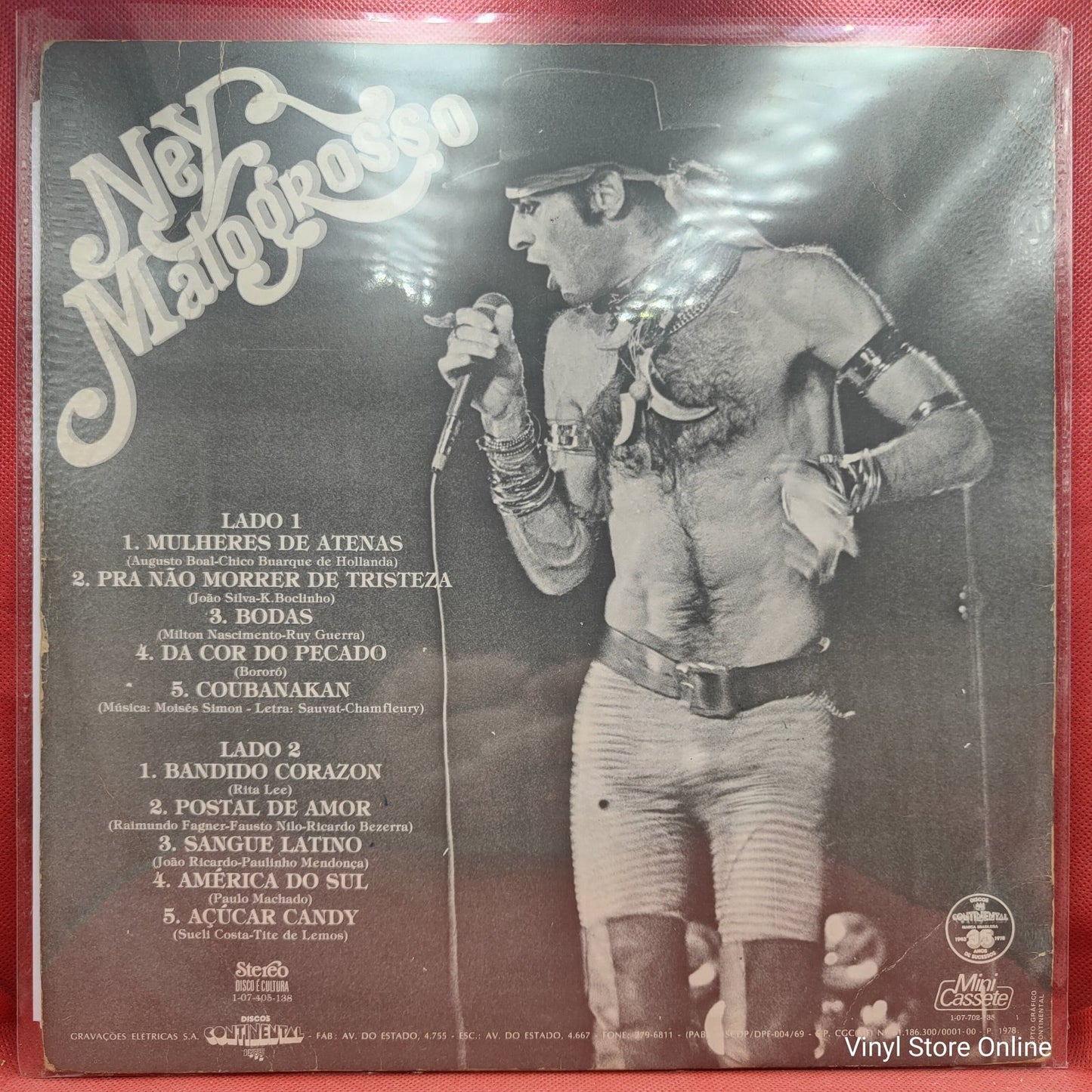 Ney Matogrosso - Seus Sucessos (LP, Comp)