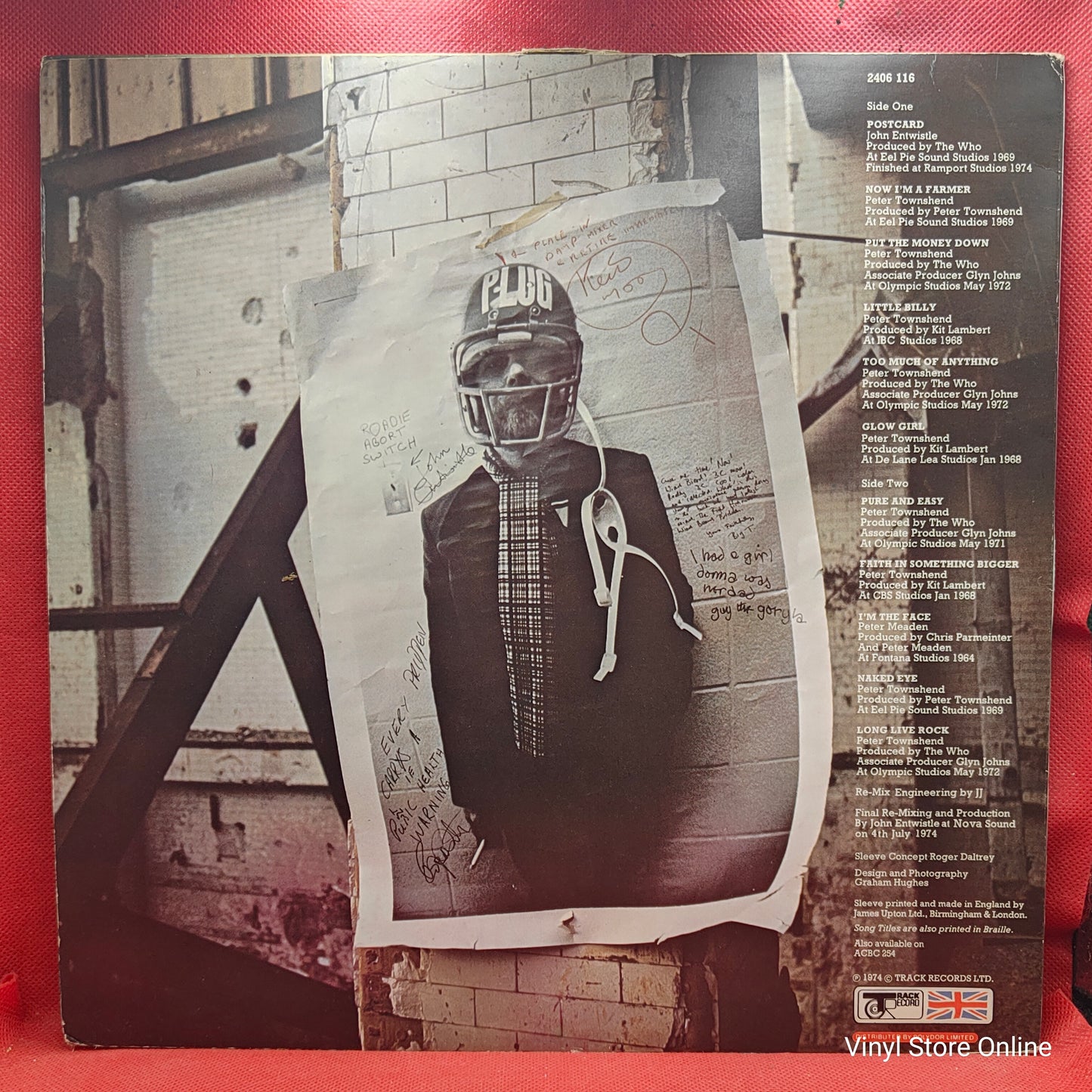 The Who - Odds And Sods (LP, Album, RE)