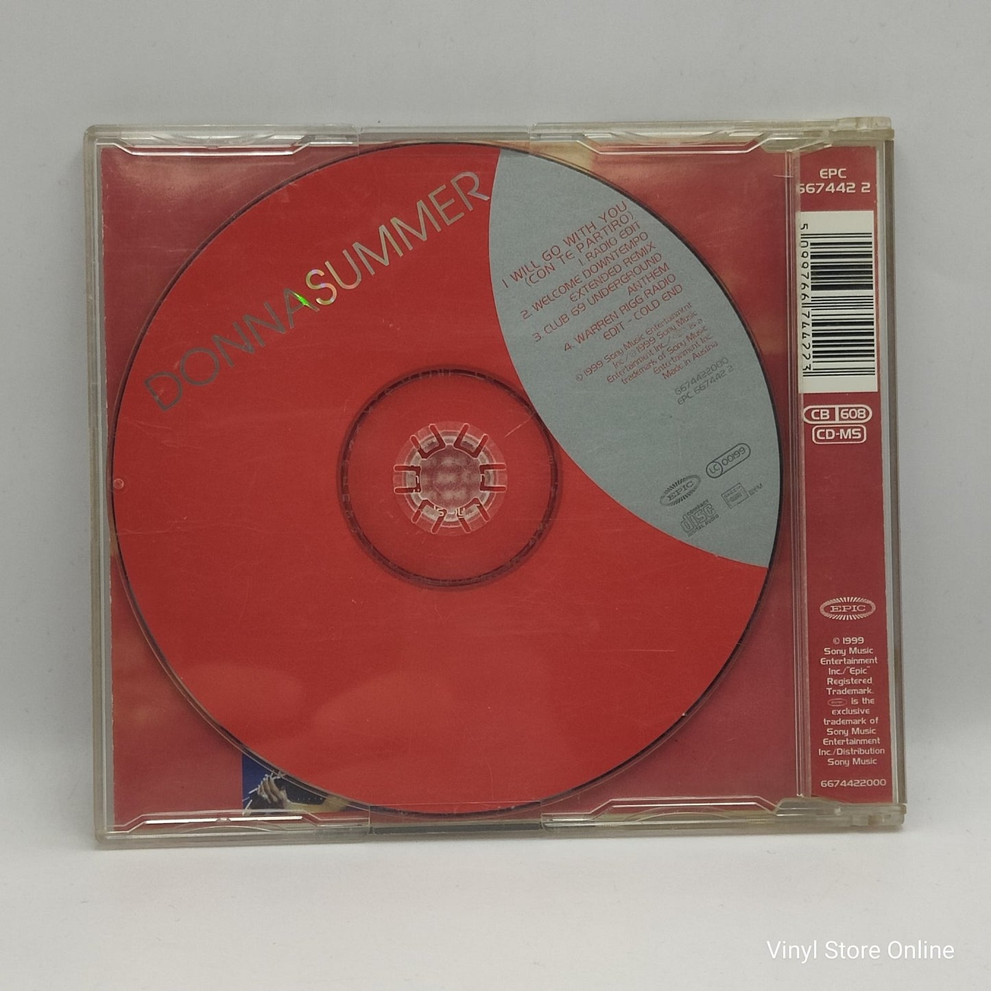 Donna Summer - I Will Go With You (Con Te Partiro) (CD, Maxi)