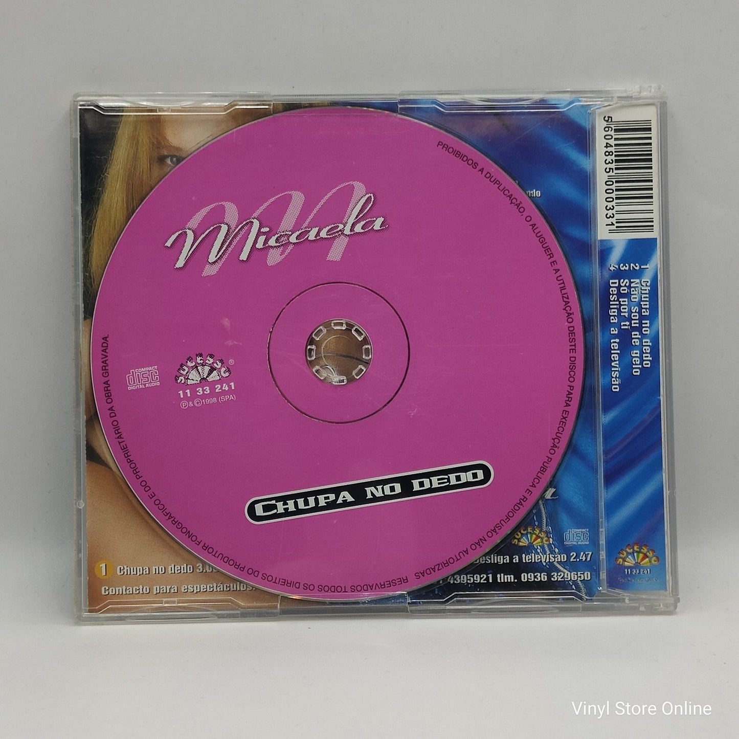 Micaela - Chupa No Dedo (CD, Single)