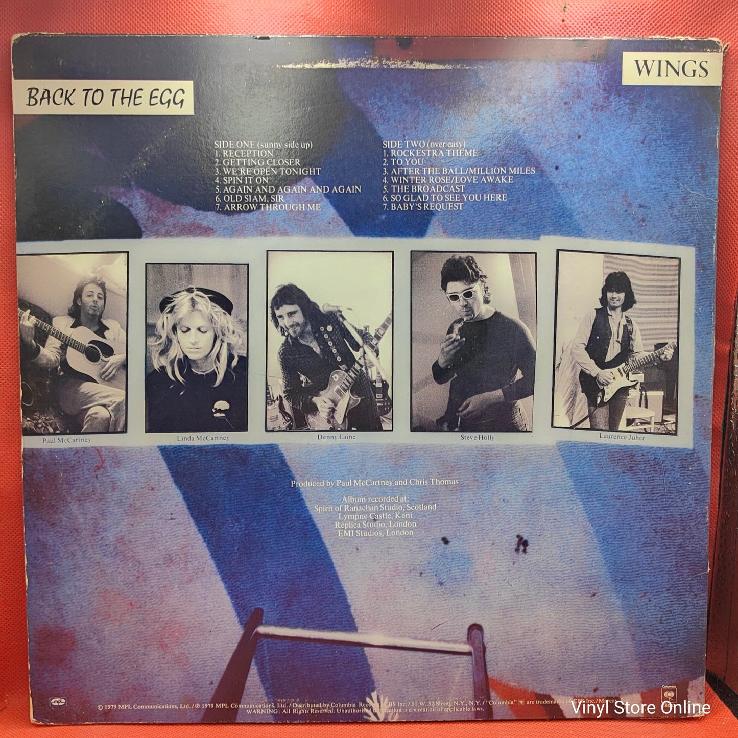 Wings (2) - Back To The Egg (LP, Album)