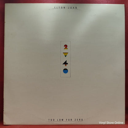 Elton John - Too Low For Zero (LP, Album)