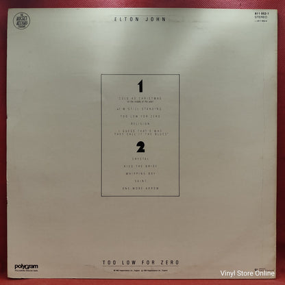 Elton John - Too Low For Zero (LP, Album)