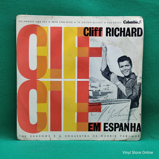 Cliff Richard Con The Shadows - Cliff En España (7", EP)