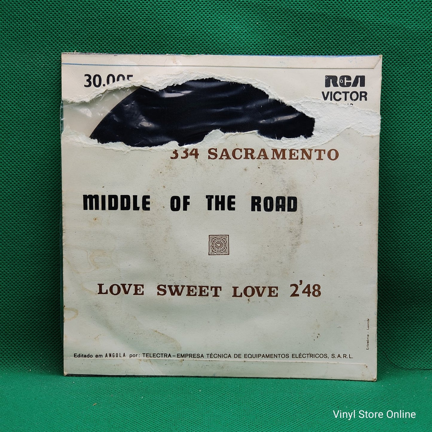Middle Of The Road - Sacramento (7", Single, Mono)