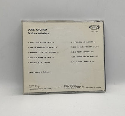 José Afonso - Venham Mais Cinco (CD, Album, RE)