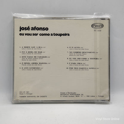 José Afonso - Eu Vou Ser Como A Toupeira (CD, Album, RE)