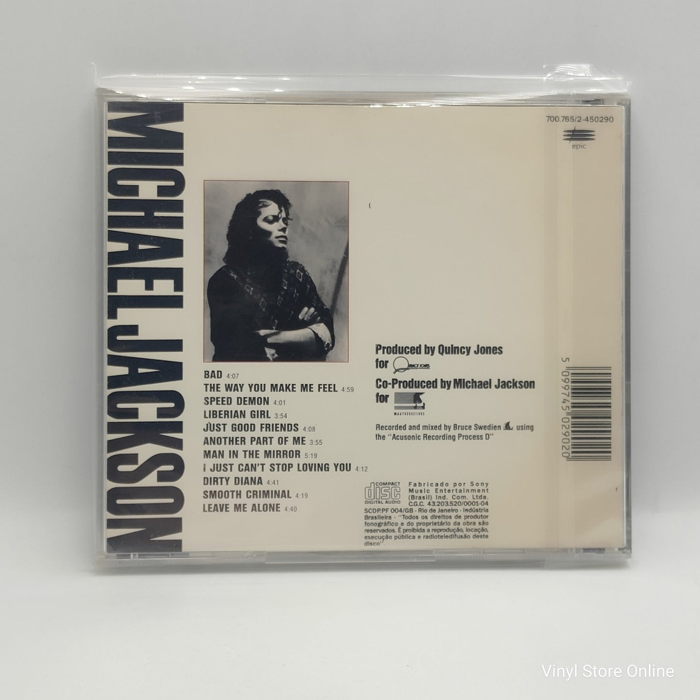 Michael Jackson - Bad (CD, Album, RE)