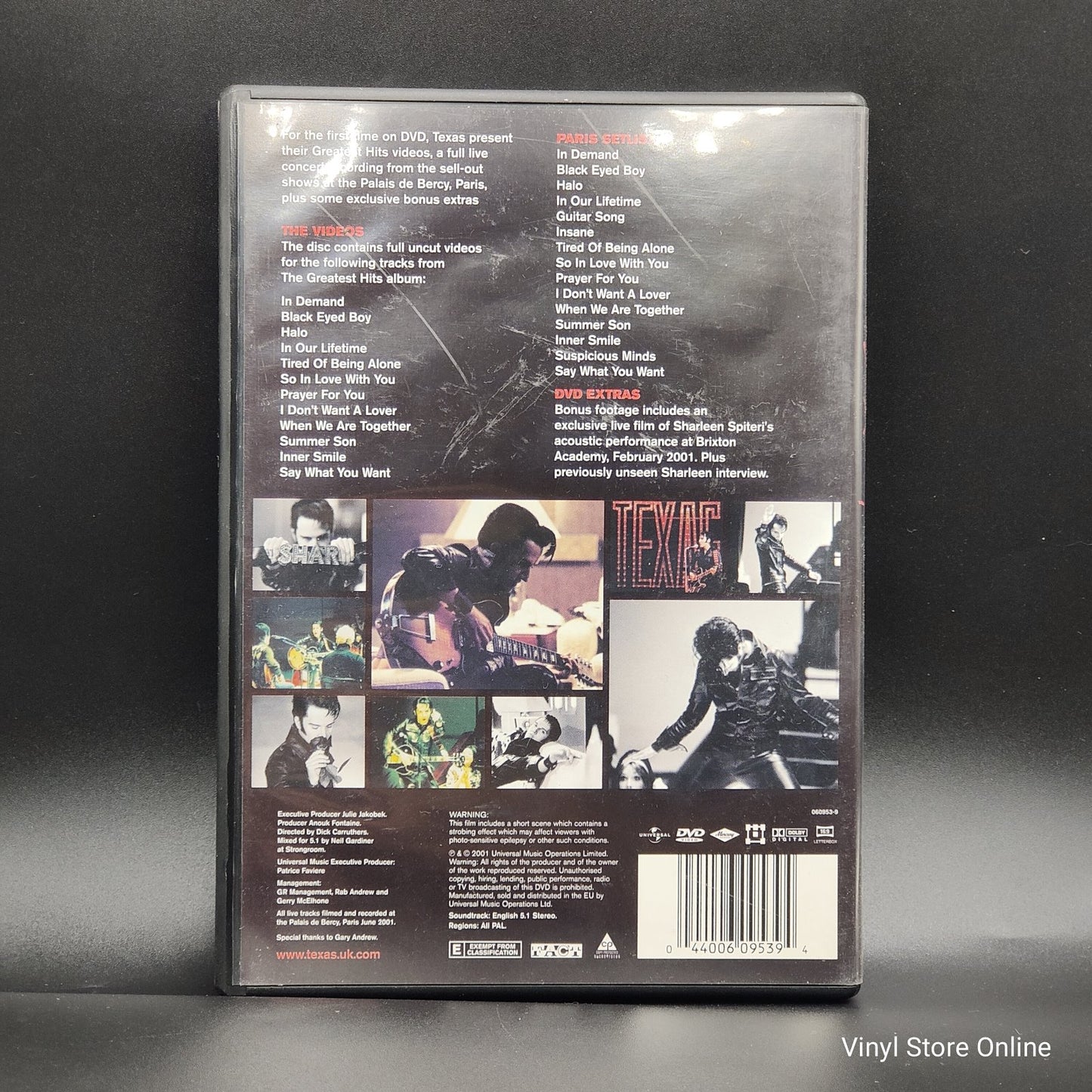 Texas - Paris (DVD-V, Comp, PAL)