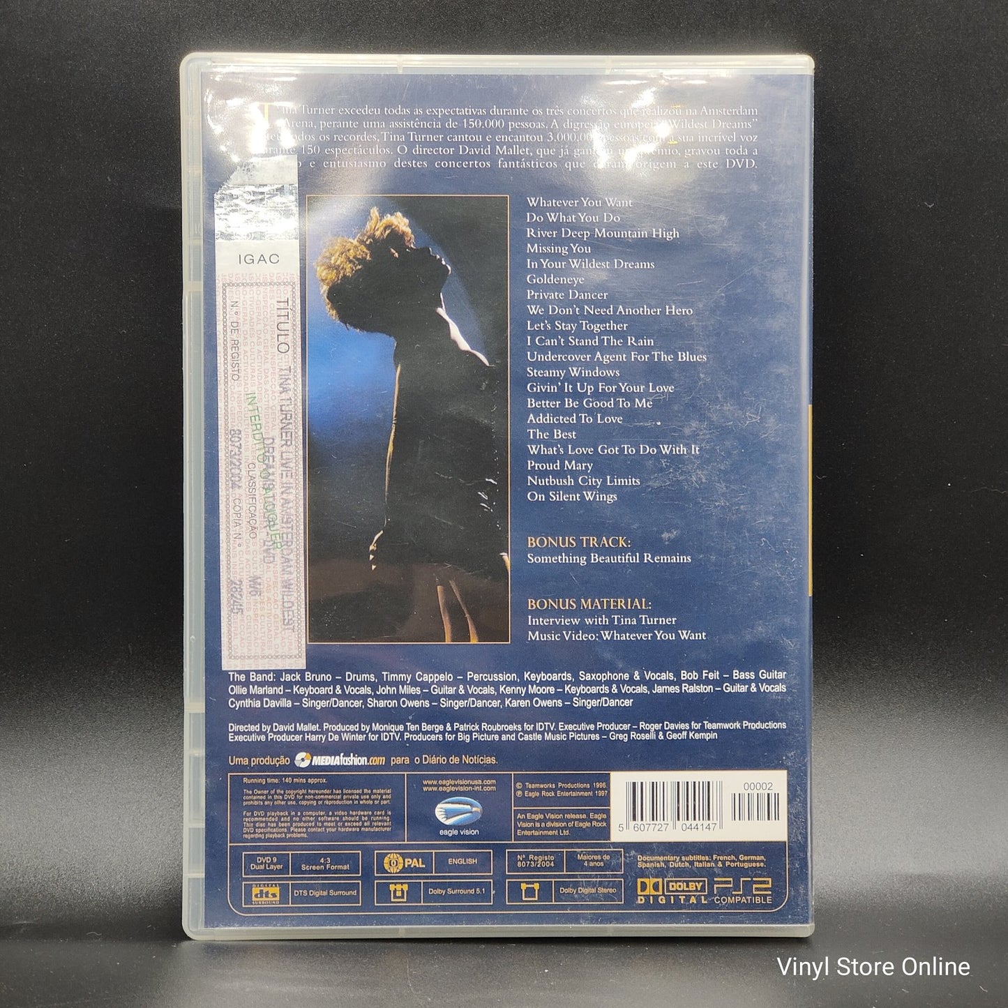 Tina Turner - Live In Amsterdam - Wildest Dreams Tour (DVD-V, Multichannel, PAL, DTS)