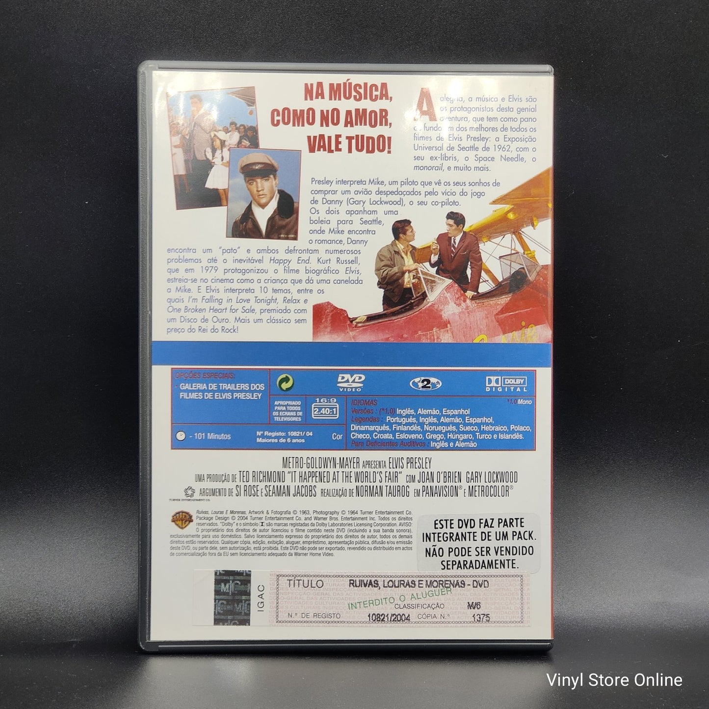 Elvis - Ruivas Loiras e Morenas (DVD, PAL)