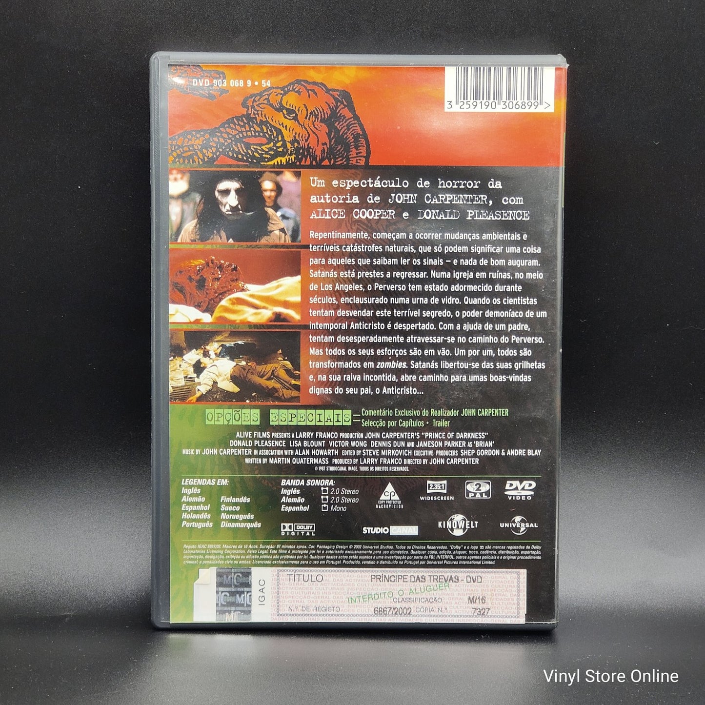 Principe Das Trevas (DVD, PAL)
