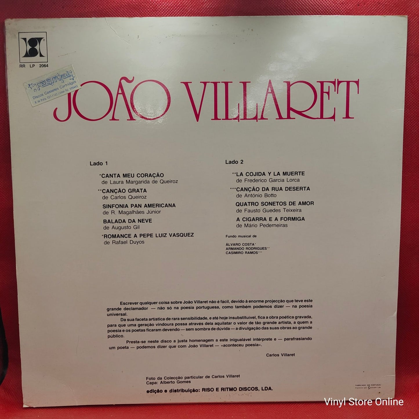 João Villaret - João Villaret (LP, Album)