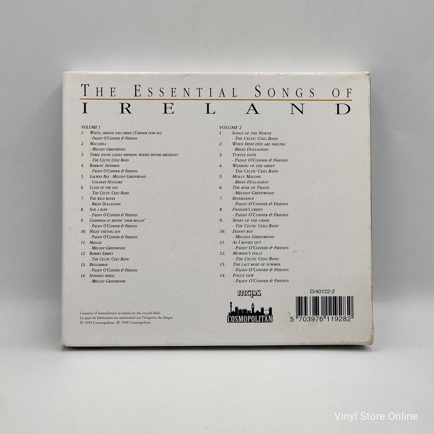 Varios - The Essential Songs of Ireland Vol. 1 and 2 (CD)