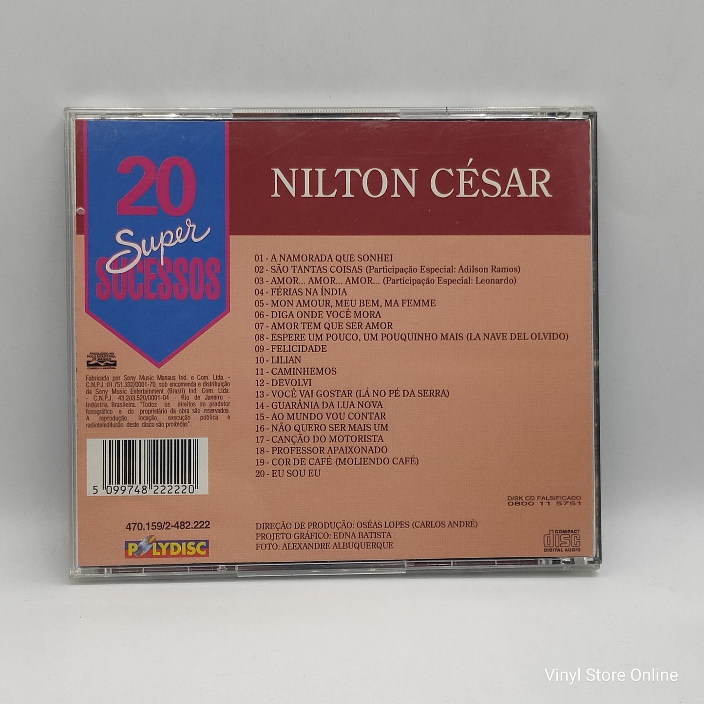 Nilton Cesar – 20 Super Sucessos (CD)