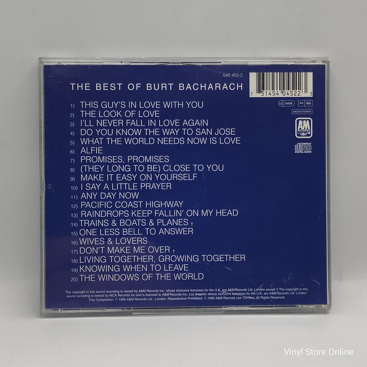 Burt Bacharach - The Best Of Burt Bacharach (CD)
