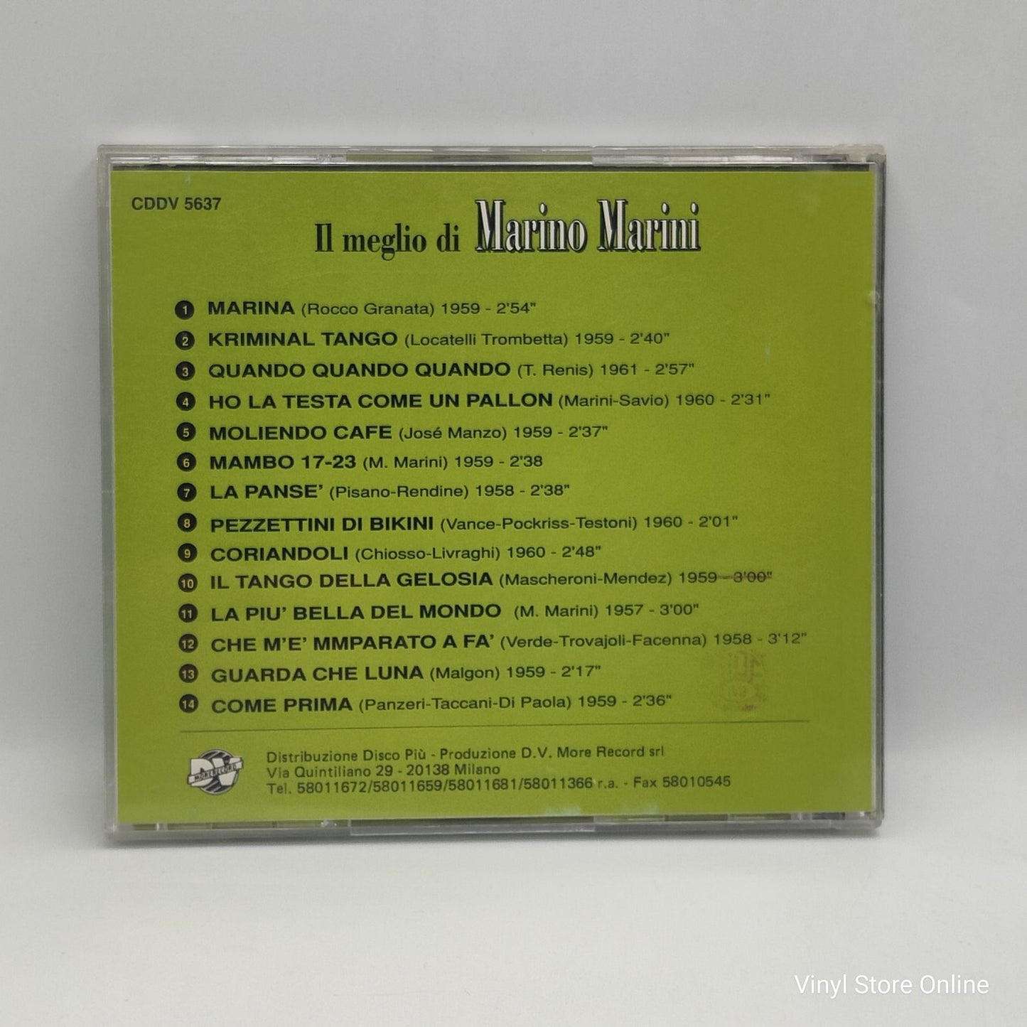 Marino Marini - IL Meglio Di Marino Marini (CD)