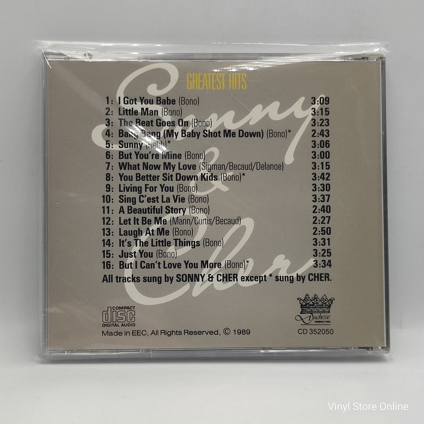 Sonny & Cher - Greatest Hits (CD)