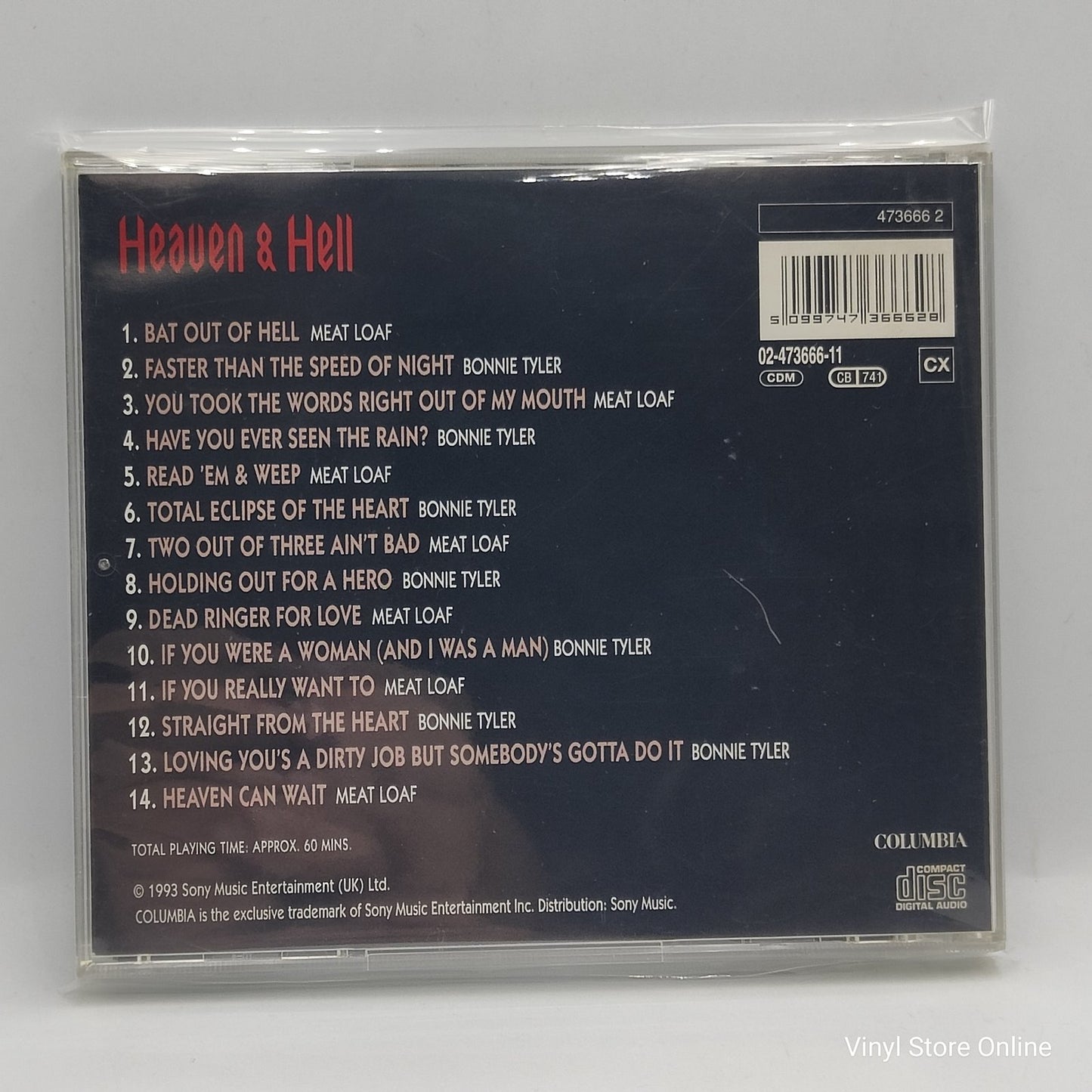 Meat Loaf & Bonnie Tyler - Heaven & Hell (CD)