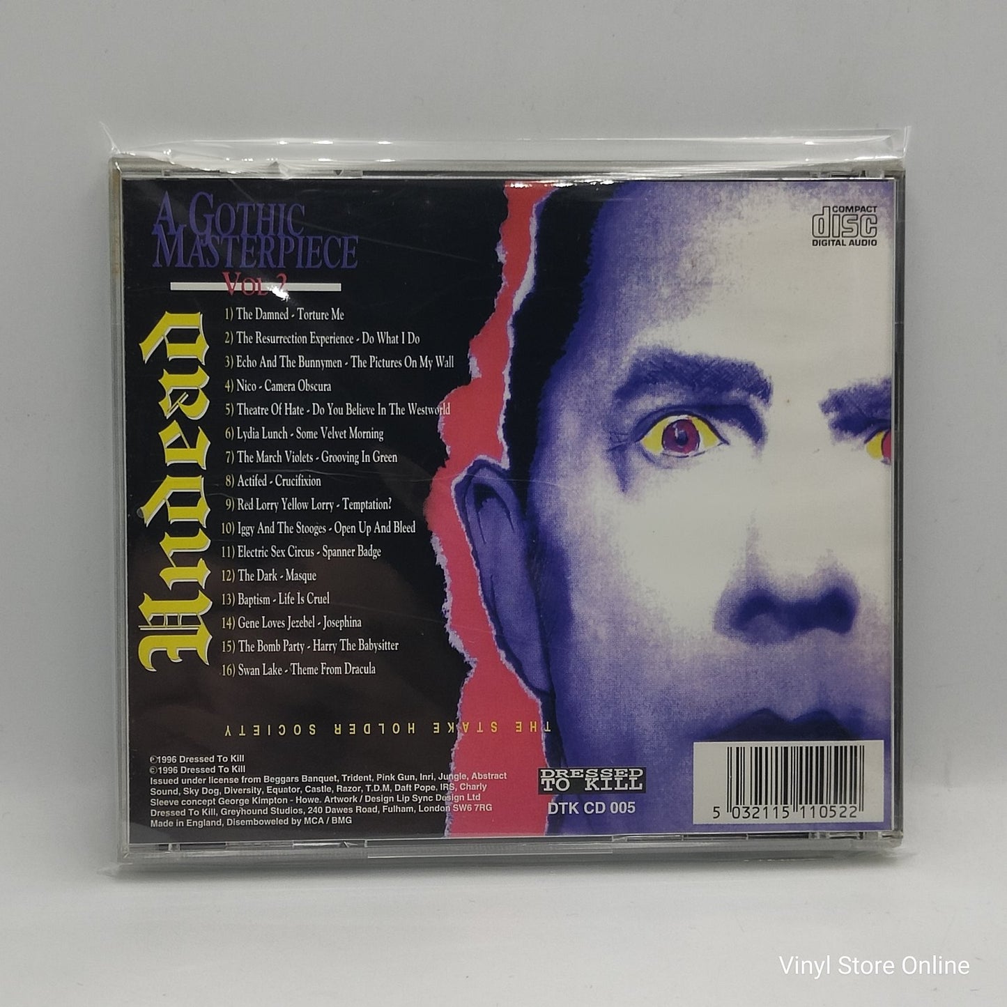 Various - Undead - A Gothic Masterpiece Vol 2 (CD)