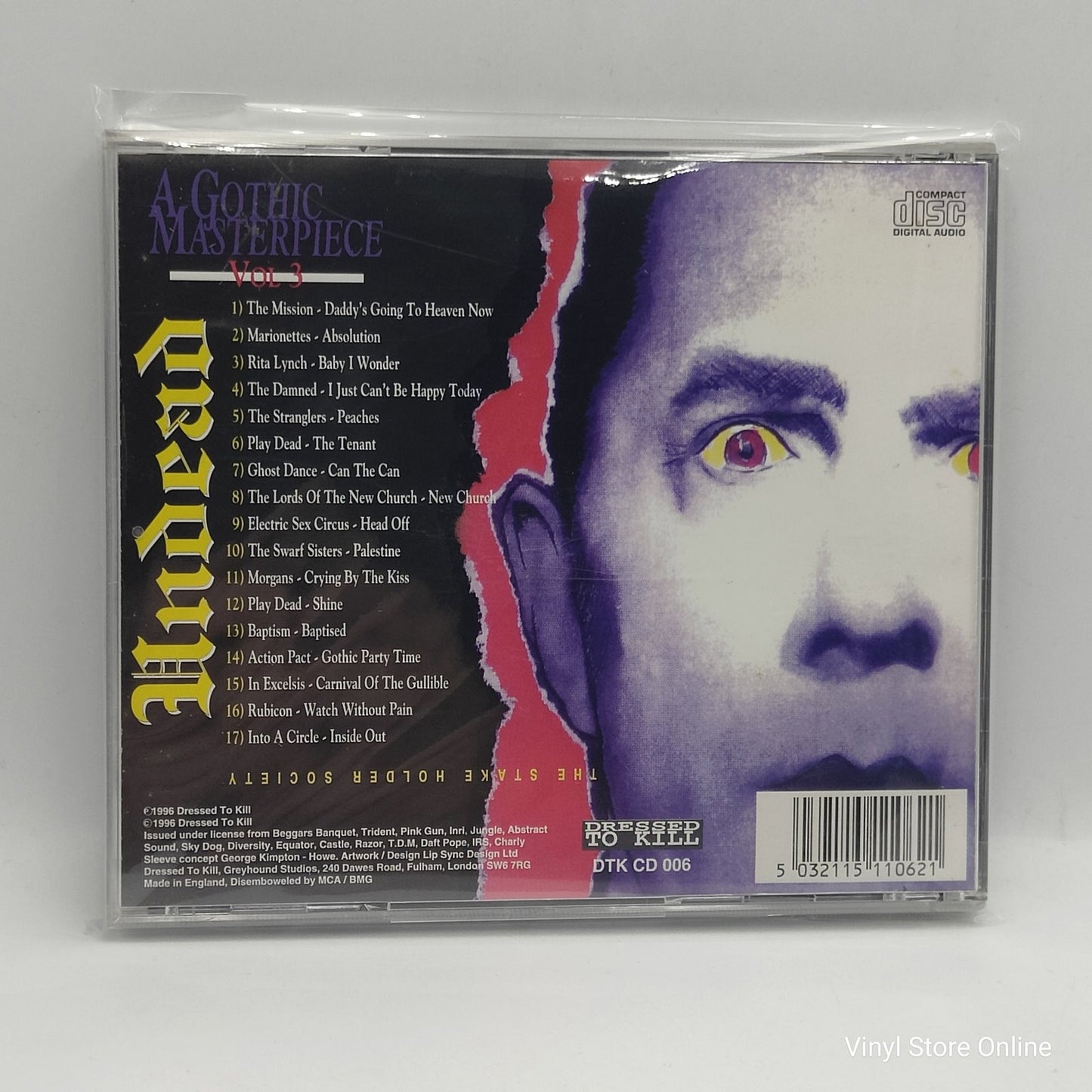 Various - Undead - A Gothic Masterpiece Vol 3 (CD)