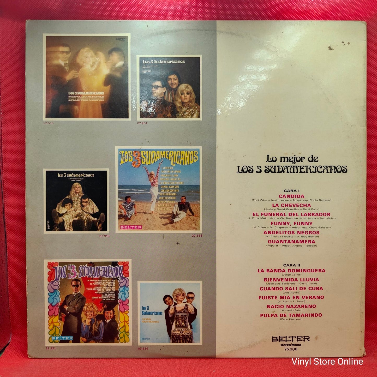 Los 3 Sudamericanos - Lo Mejor De Los 3 Sudamericanos (LP)