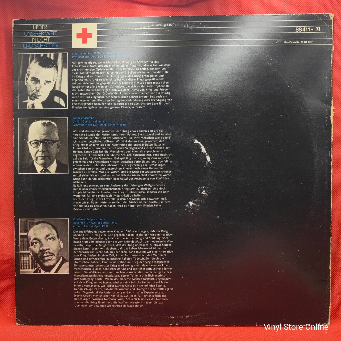 Various - Lieder Unserer Welt In Licht Und Schatten (LP)