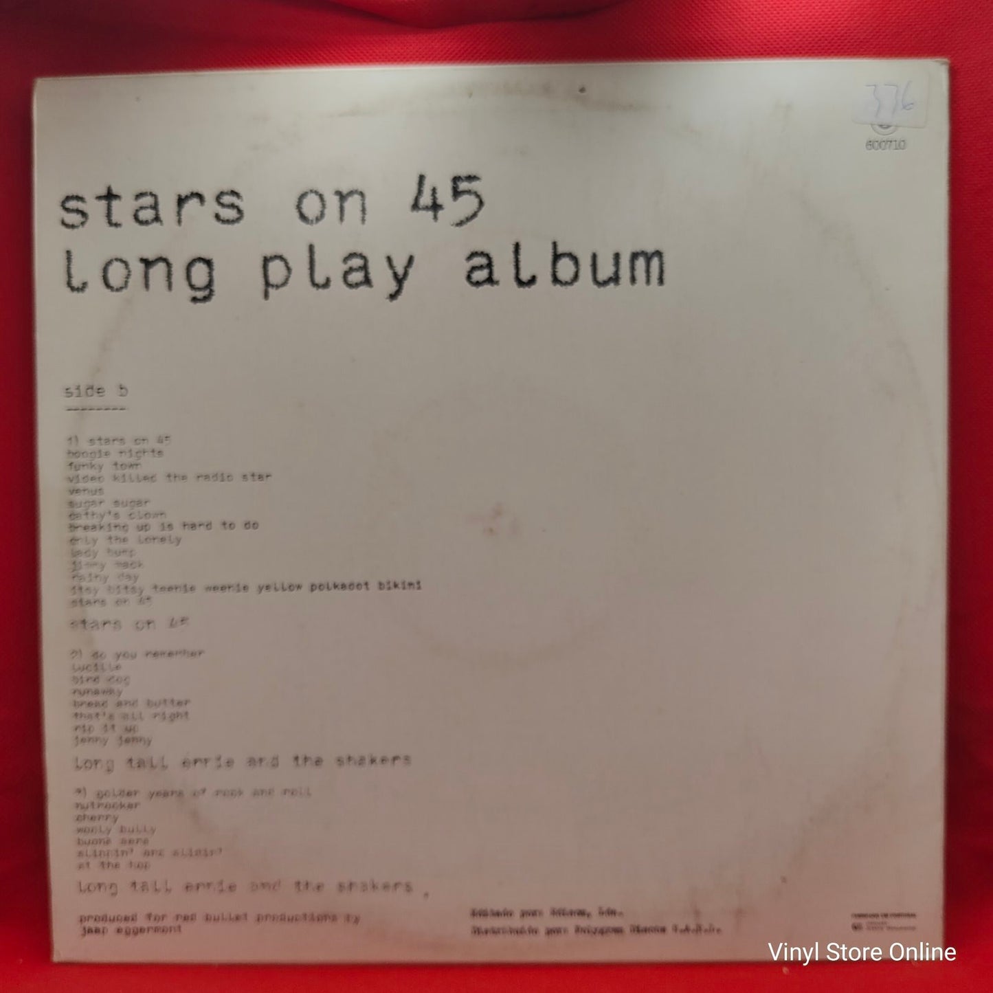 Stars On 45 - Long Play Album (LP)