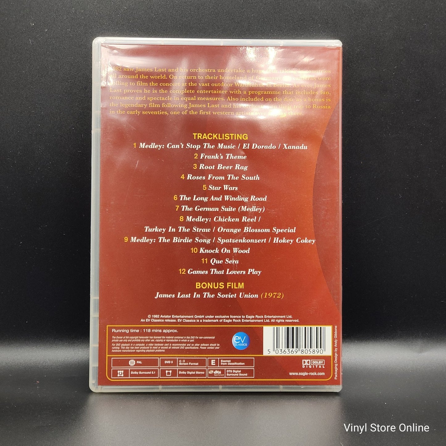 James Last - Live In Berlin (DVD Música)