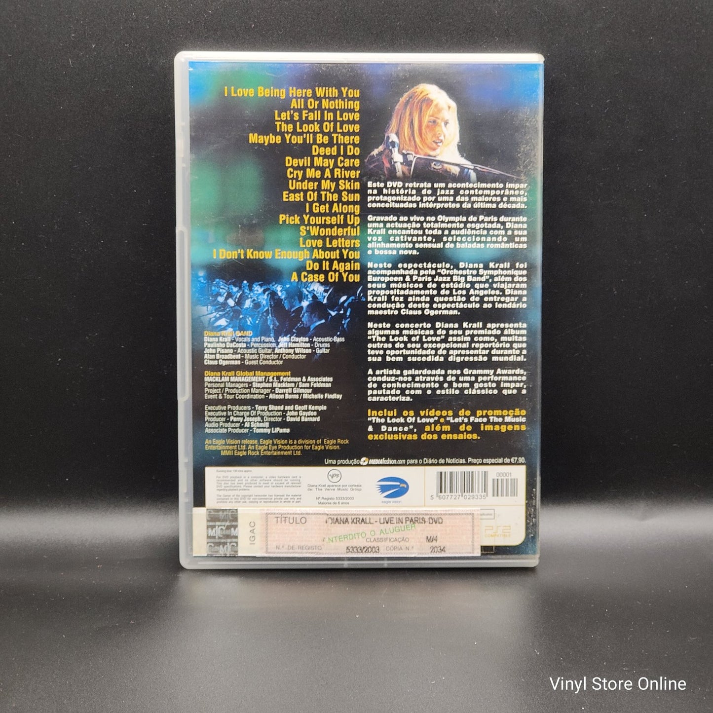 Diana Krall - Live In Paris (DVD Música)