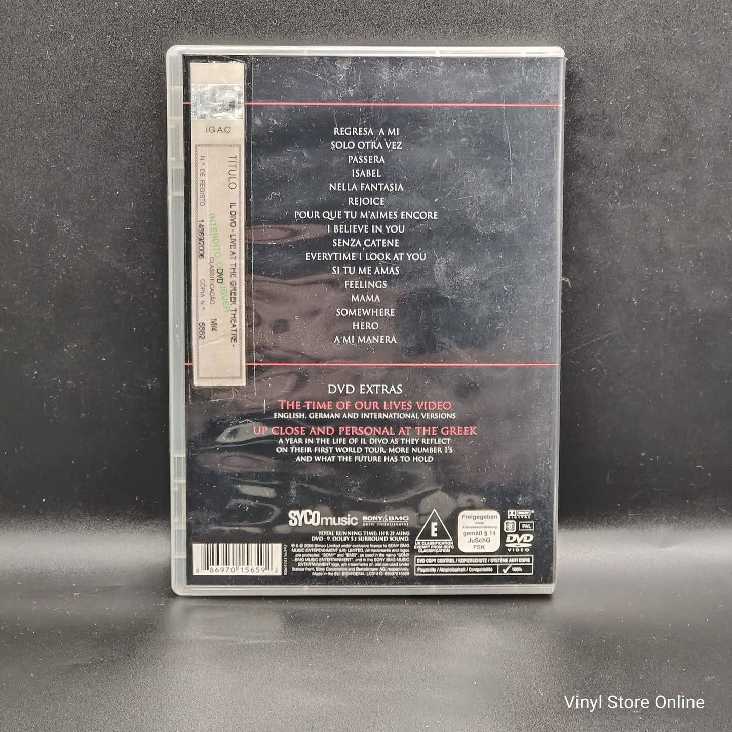 Il Divo - Live At The Greek Theatre (DVD Música)