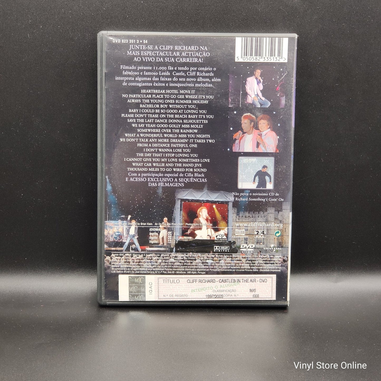 Cliff Richard - Live Castles In The Air (DVD Música)
