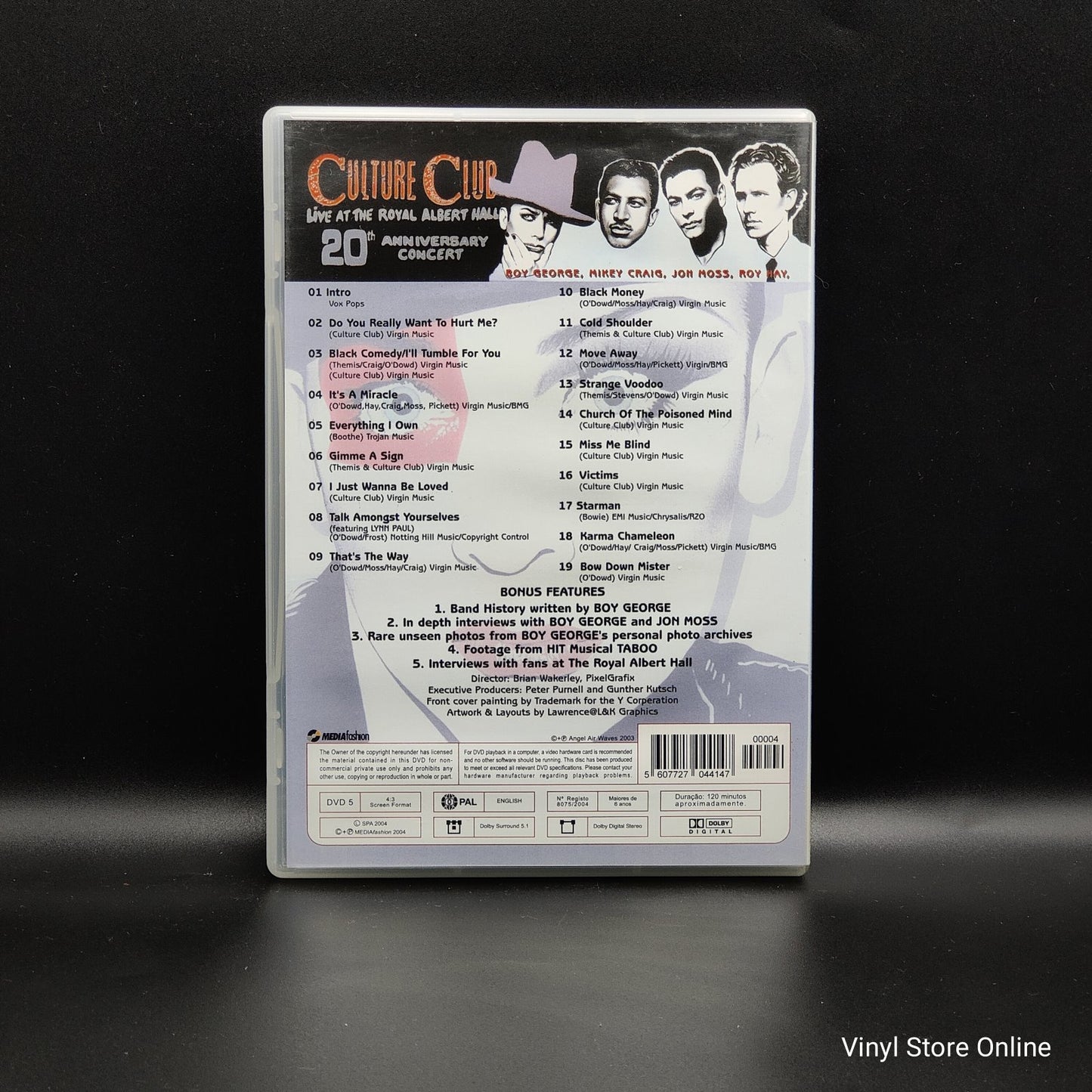 Culture Club - Live At The Royal Albert Hall 20th Anniversary Concert (DVD Música)